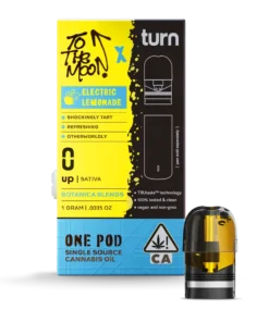 Turn x To The Moon Electric Lemonade 1G THC Disposable Vape